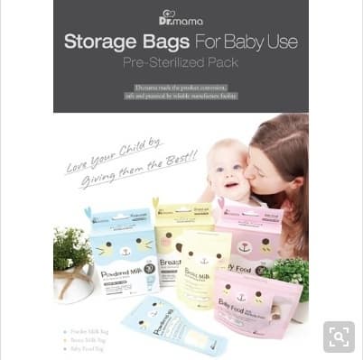 _Dr_mama_ Breastmilk_ Powder and Baby food storage bags